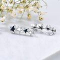 wholesale 925 Sterling Silver Star Crystal Cuff Earrings for Women - Wholesale-0-1