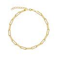 wholesale 925 Sterling Silver 925 Gold Plated 5mm Link Chain Bracelet for Women-0-0