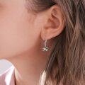 wholesale 925 Sterling Silver Sloth Heart Dangle Drop Earrings for Women - Wholesale-0-5