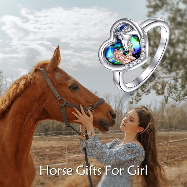 Sterling Silver Horse Rings -4