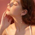 wholesale 925 Sterling Silver & Gold-Plated Dangle Pearl Drop Earrings for Women-0-5