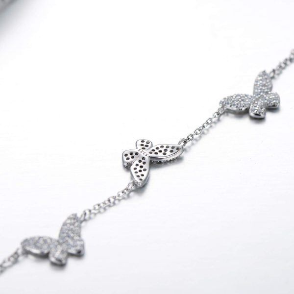 Sterling Silver Butterfly Necklace -4