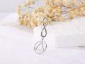 wholesale 925 Sterling Silver Infinity Triangle Circle Pendant Lariat Necklace for Women-0-5