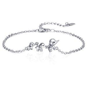 Sterling Silver Elephant Bracelets-0