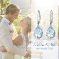 wholesale 925 Sterling Silver Celtic Moonstone Drop Earrings for Women - Elegant  Set-0-5