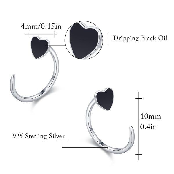 Sterling Silver Classic Earrings-2