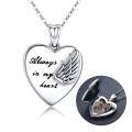 wholesale 925 Sterling Silver Heart Locket Necklace Personalized Jewelry for Women Men-0-0
