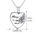 wholesale 925 Sterling Silver Heart Locket Necklace Personalized Jewelry for Women Men-0-5