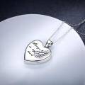 wholesale 925 Sterling Silver Heart Locket Necklace Personalized Jewelry for Women Men-0-6