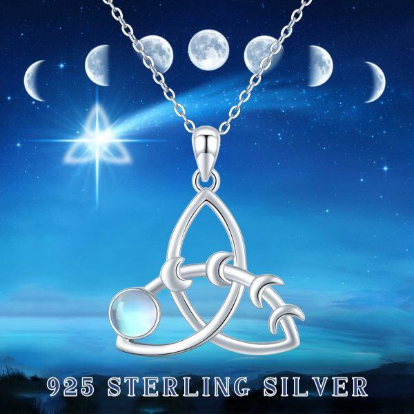 Sterling Silver Celtic Necklace-5