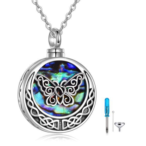 Sterling Silver Celtic Butterfly Necklace-0