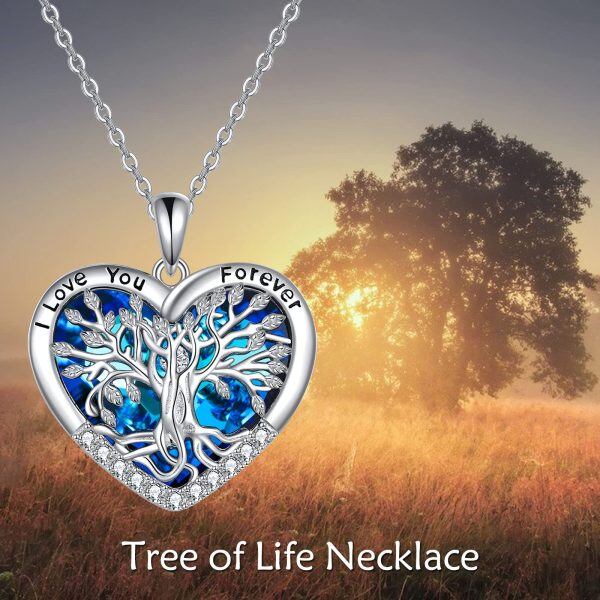 Sterling Silver Tree Of Life Necklace-4