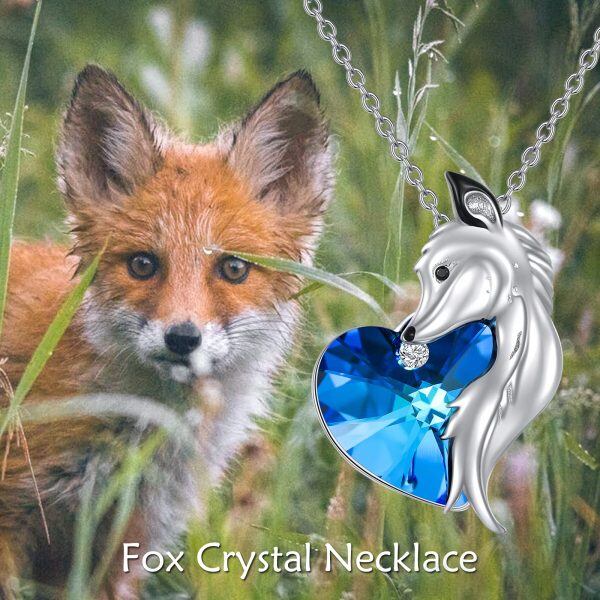 Sterling Silver Fox Necklace-1