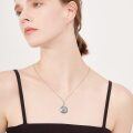 wholesale 925 Sterling Silver Wolf Moonstone Pendant Necklace for Women - Wholesale Jewelry-0-4