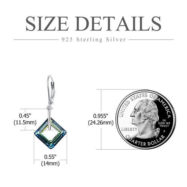 Sterling Silver Real Austrian Crystal Earring -1