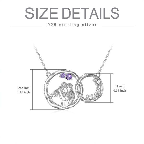 Sterling Silver Generation Necklace-5