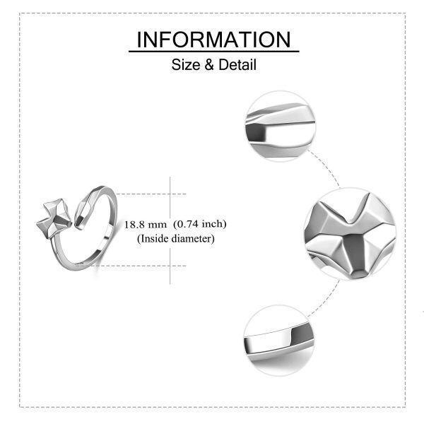 Sterling Silver Fox Rings -4