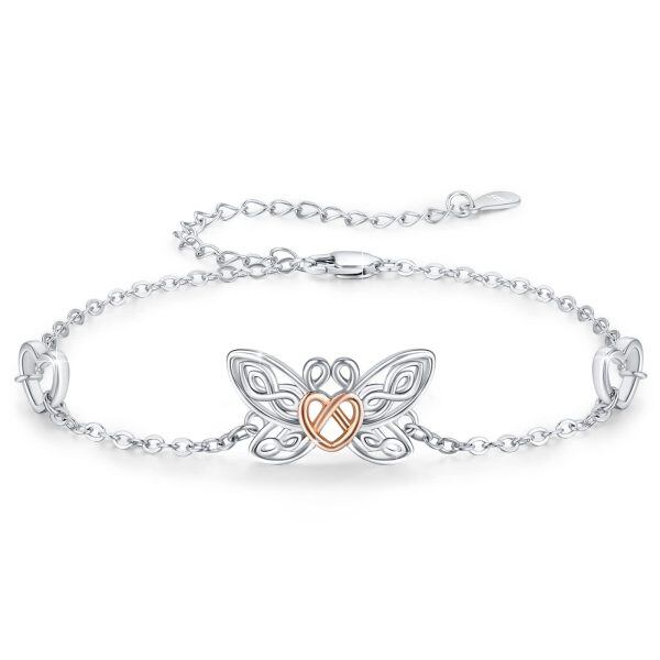 Sterling Silver Butterfly Bracelets -0