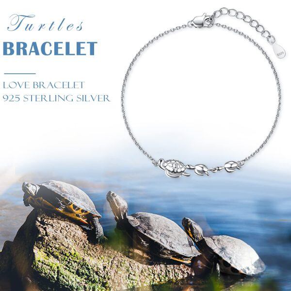 Sterling Silver Turtle Bracelet -1