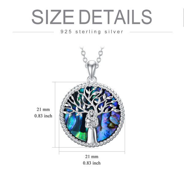 Sterling Silver Tree Of Life Necklace-5