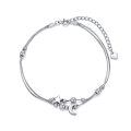 wholesale 925 Sterling Silver Moon & Star Charm Bracelet for Women - Wholesale Jewelry Accessories-0-0