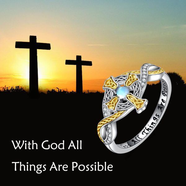 Sterling Silver Cross Rings -5