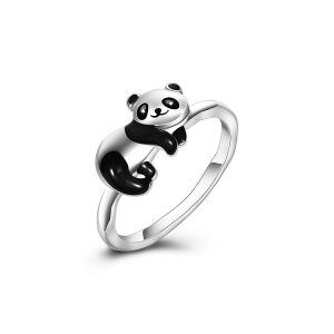 Sterling Silver Panda Rings-0