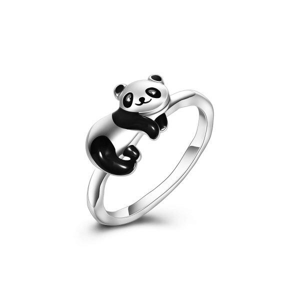 Sterling Silver Panda Rings-0