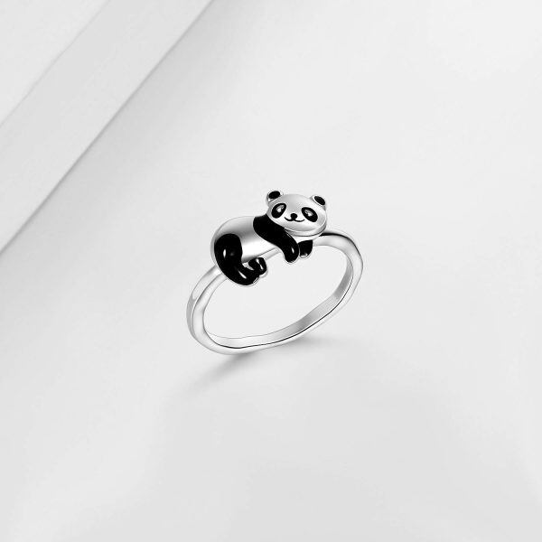 Sterling Silver Panda Rings-1