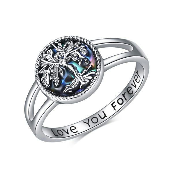 Sterling Silver Tree of Life Rings -0