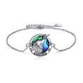 wholesale 925 Sterling Silver Evil Eye Wolf Pentagram Adjustable Bracelet  for Women Men-0-0