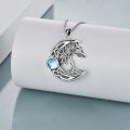 wholesale 925 Sterling Silver Moonstone Tree of Life Pendant I Love You in 100 Languages - Cremation Keepsake Jewelry for Women & Girls-0-1