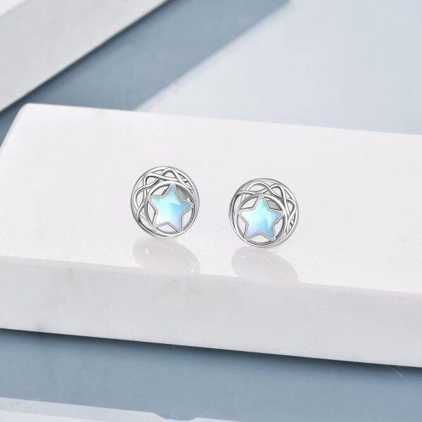 Sterling Silver Stud Earrings-1