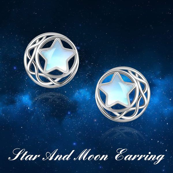 Sterling Silver Stud Earrings-4