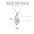 wholesale 925 Sterling Silver Infinity Pendant with Round Cut Moissanite for Women and Girls s (1 ct)-0-3