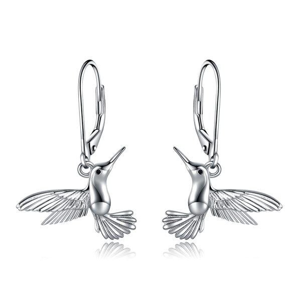 Sterling Silver Hummingbird Earrings-0