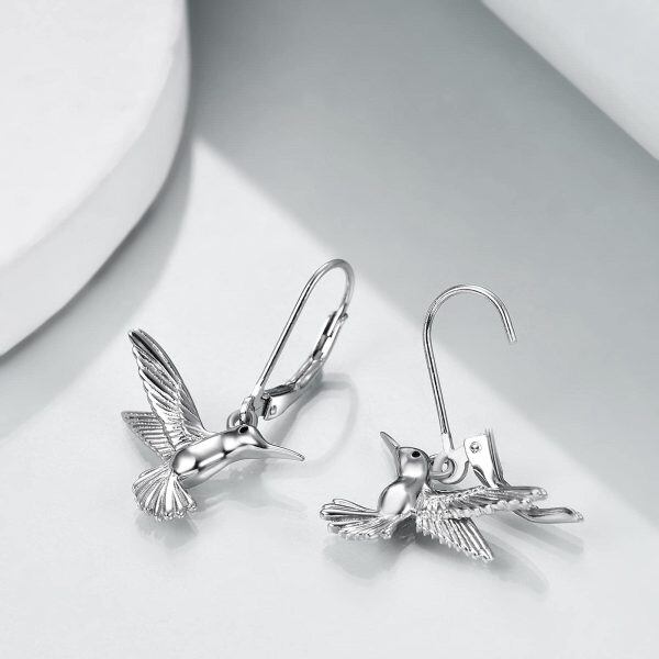 Sterling Silver Hummingbird Earrings-1