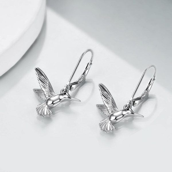 Sterling Silver Hummingbird Earrings-2