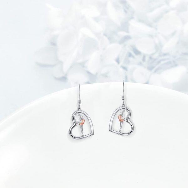 Sterling Silver Gymnastic Earrings-3