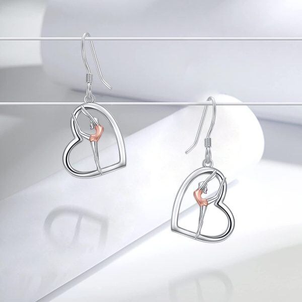 Sterling Silver Gymnastic Earrings-4