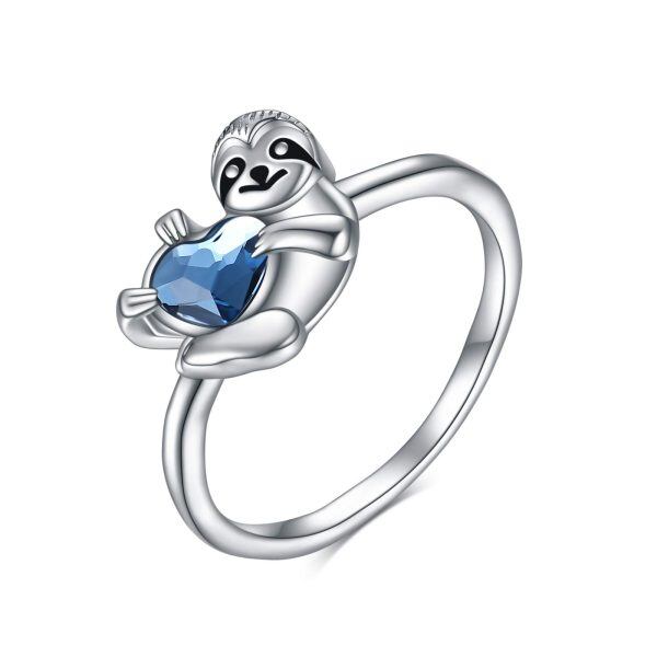 Sterling Silver Sloth Rings-0