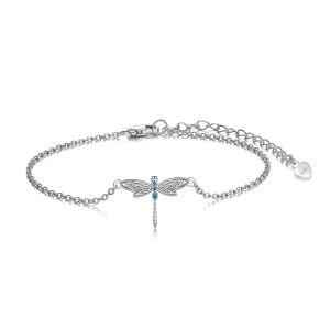 Sterling Silver Dragonfly Bracelets-0