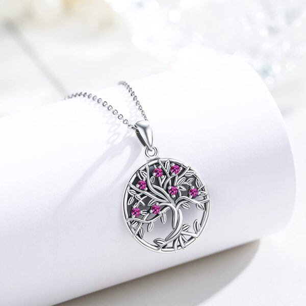 Sterling Silver Tree Of Life Necklace-1