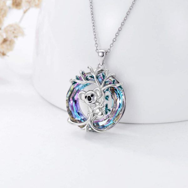 Sterling Silver Koala Necklace-2