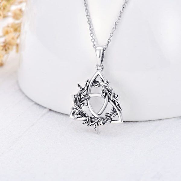 Sterling Silver Celtic Knot Necklace -2