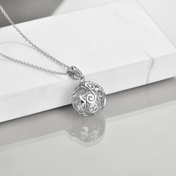 Sterling Silver Filigree Necklace-3