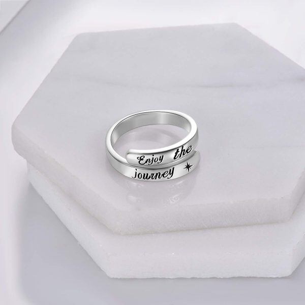 Sterling Silver Enjoy the Journey Ring -3