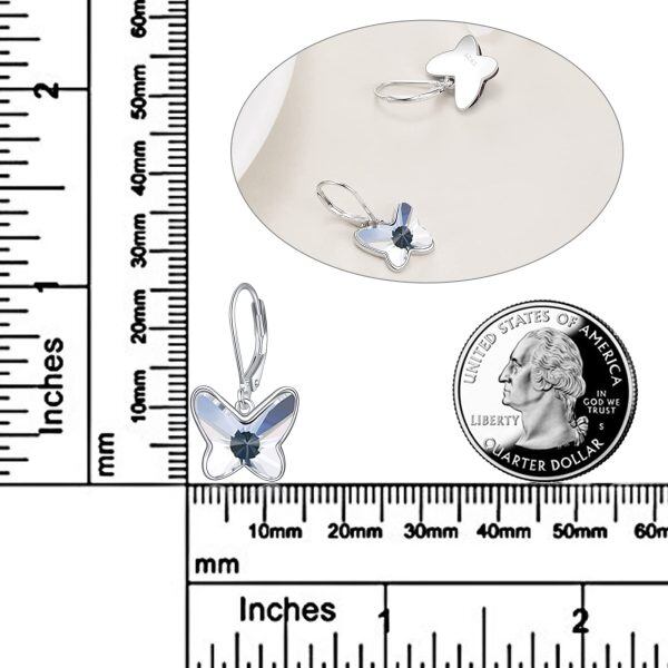 Sterling Silver Butterfly Earring -2