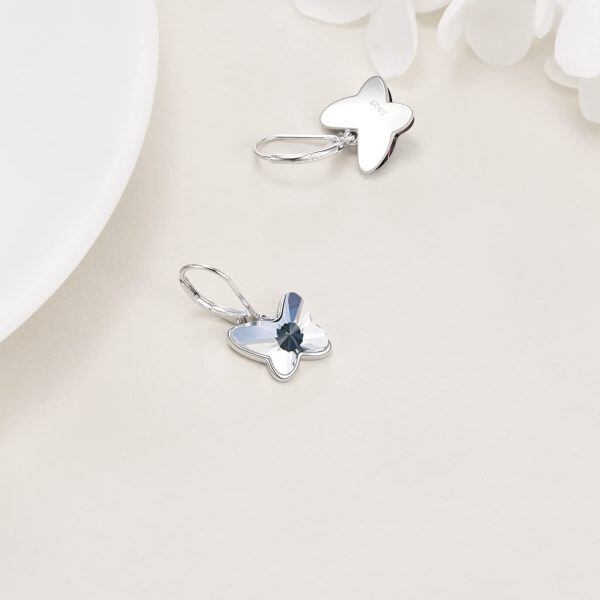 Sterling Silver Butterfly Earring -3