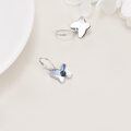 wholesale 925 Sterling Silver Butterfly Crystal Drop Earrings for Women - Wholesale-0-3
